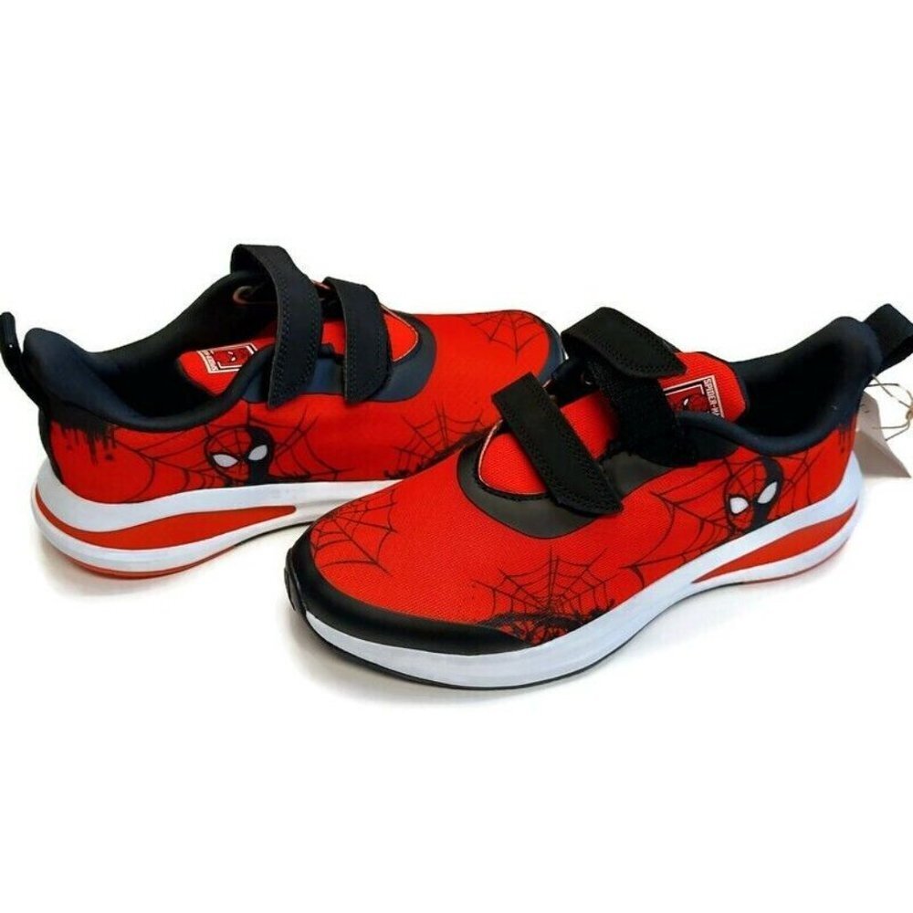 Adidas X Marvel Spider-Man Fortarun Shoes GZ0656 Youth Size 4.5 Womens Size 6 - Picture 9 of 9